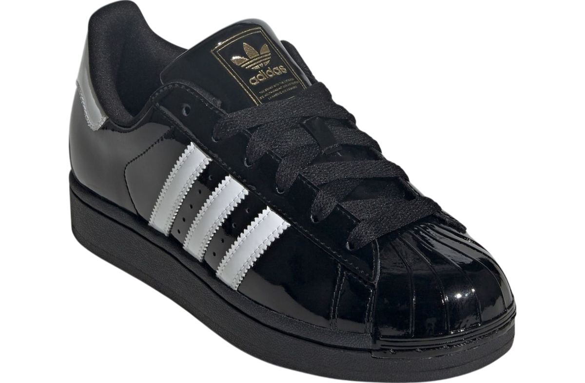Adidas Superstar Black Patent Leather - Image 2