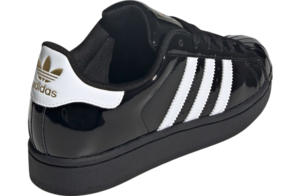 Adidas Superstar Black Patent Leather - Image 3
