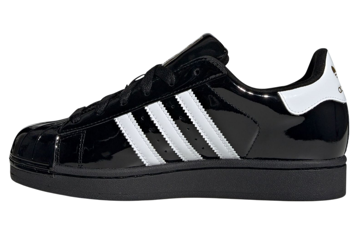 Adidas Superstar Black Patent Leather - Image 4