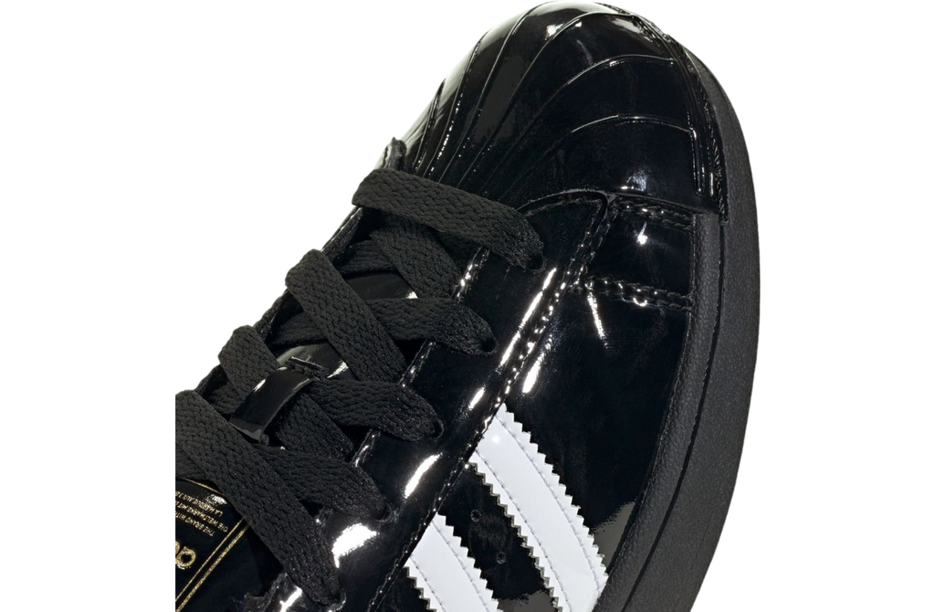 Adidas Superstar Black Patent Leather - Image 7