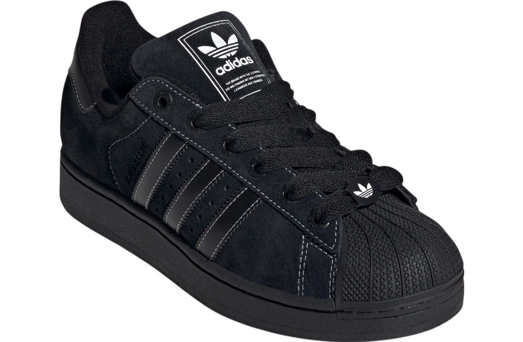 Adidas Superstar II Core Black / Core Black (Suede) - Image 4