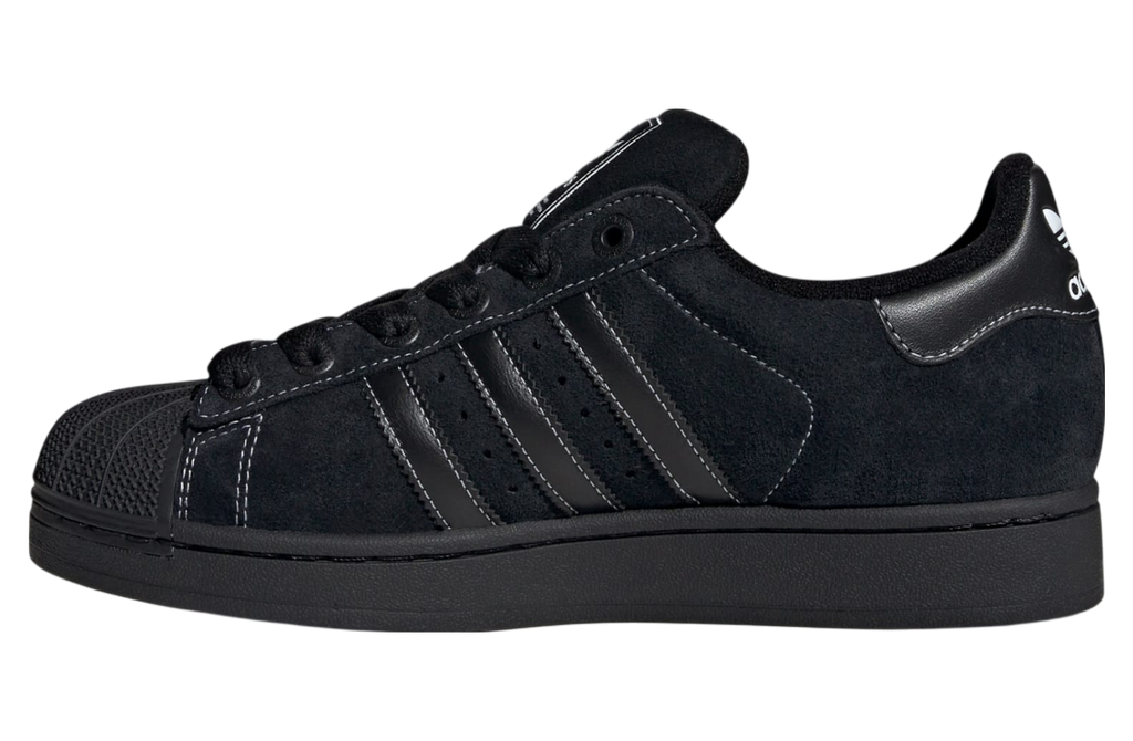 Adidas Superstar II Core Black / Core Black (Suede) - Image 6