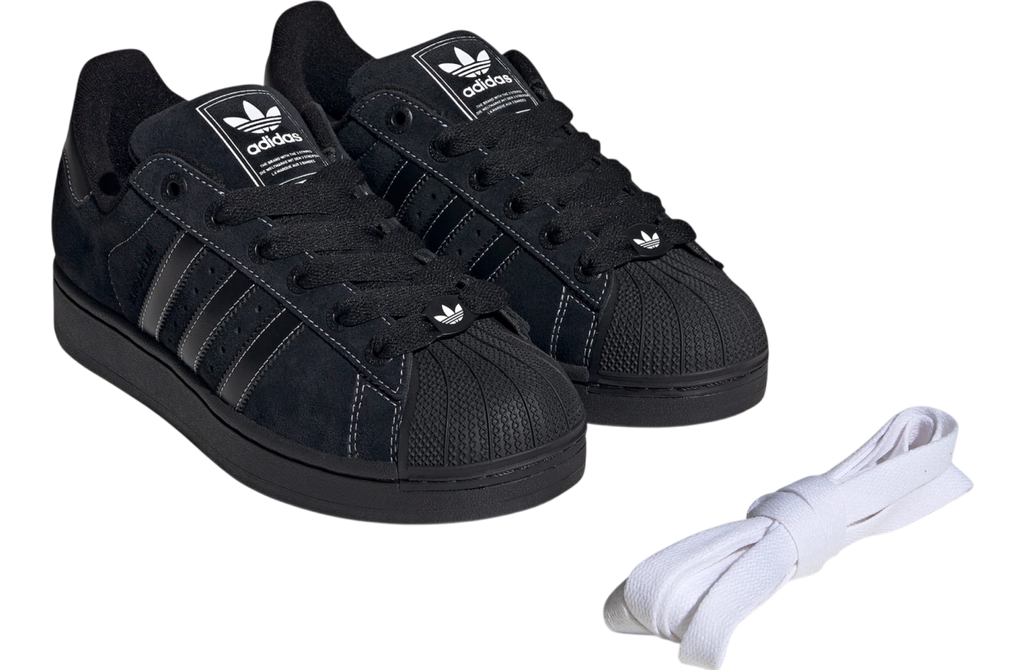 Adidas Superstar II Core Black / Core Black (Suede) - Image 8