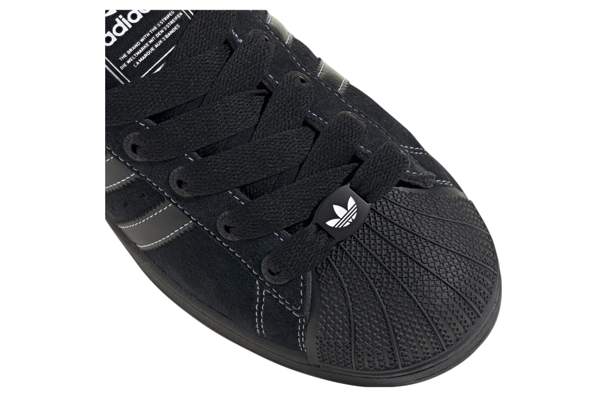 Adidas Superstar II Core Black / Core Black (Suede) - Image 10