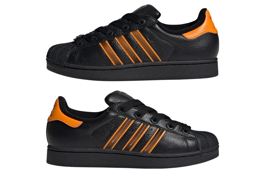 Adidas Superstar II WMNS Core Black / Crew Orange - Image 7