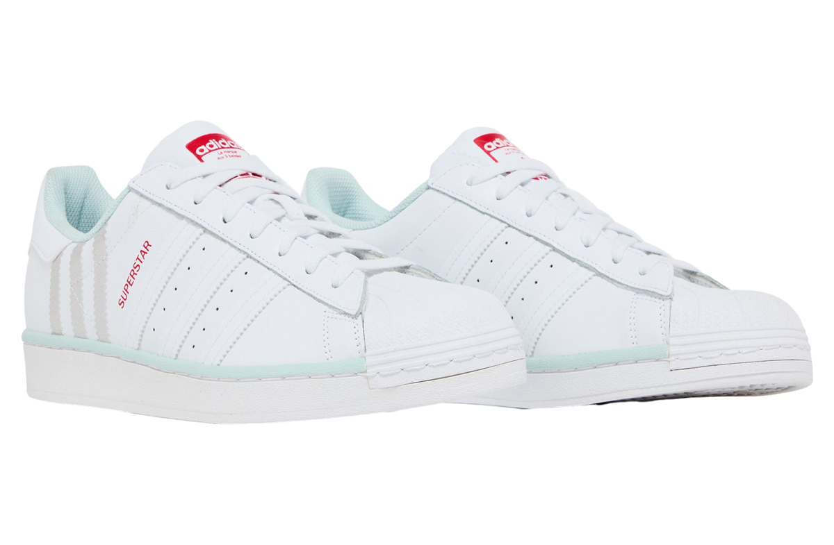 Adidas Superstar White Almost Blue - Image 5