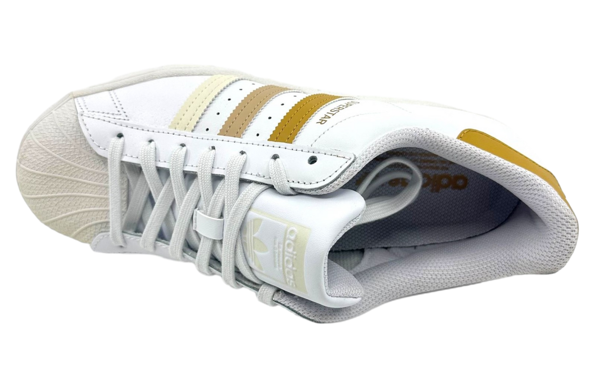 Adidas Superstar White Golden Beige - Image 4