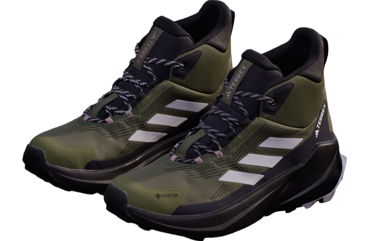Adidas Terrex Trailmaker 2.0 Mid Gore-tex WMNS Olive Strata / Silver Dawn - Image 2