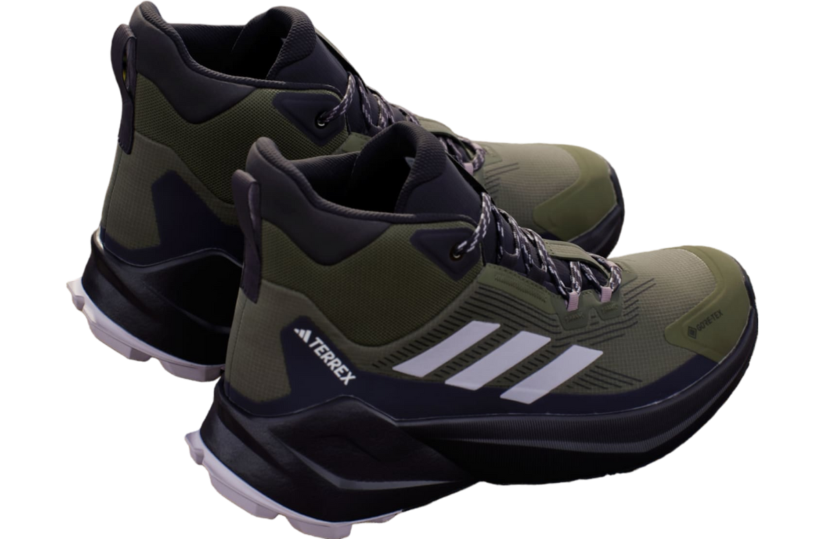 Adidas Terrex Trailmaker 2.0 Mid Gore-tex WMNS Olive Strata / Silver Dawn - Image 3