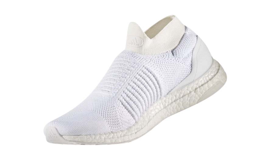 adidas Ultra Boost Laceless Triple White - Image 2