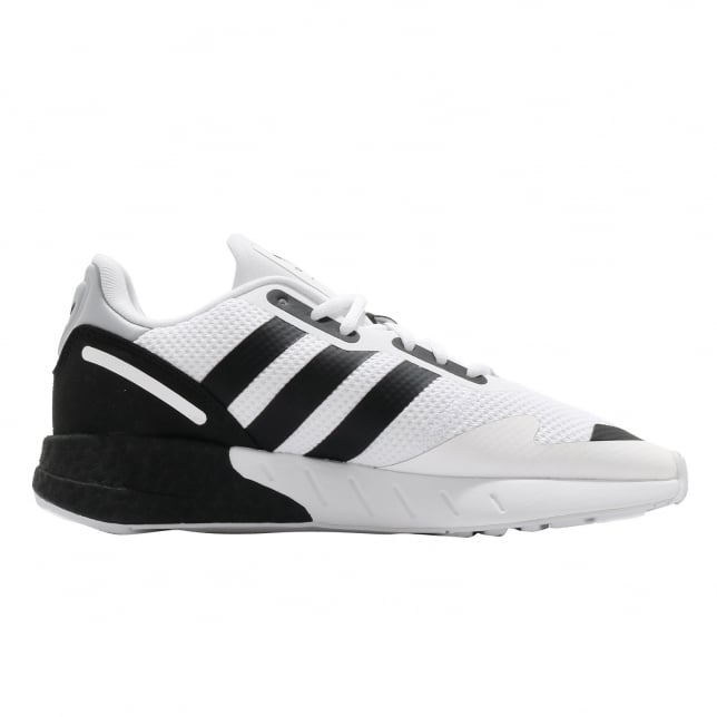 adidas ZX 1K Boost Cloud White Core Black Halo Silver - Image 2