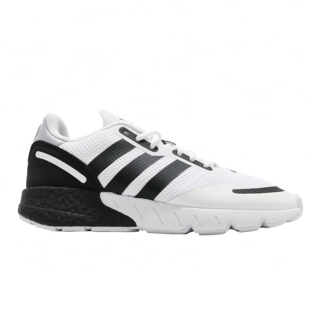 adidas ZX 1K Boost Cloud White Core Black Halo Silver - Image 5