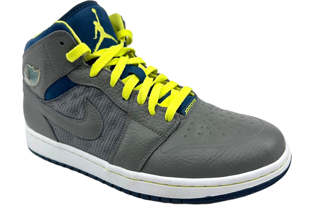 Air Jordan 1 97 Txt Flat Pewter / Electric Yellow - Image 2