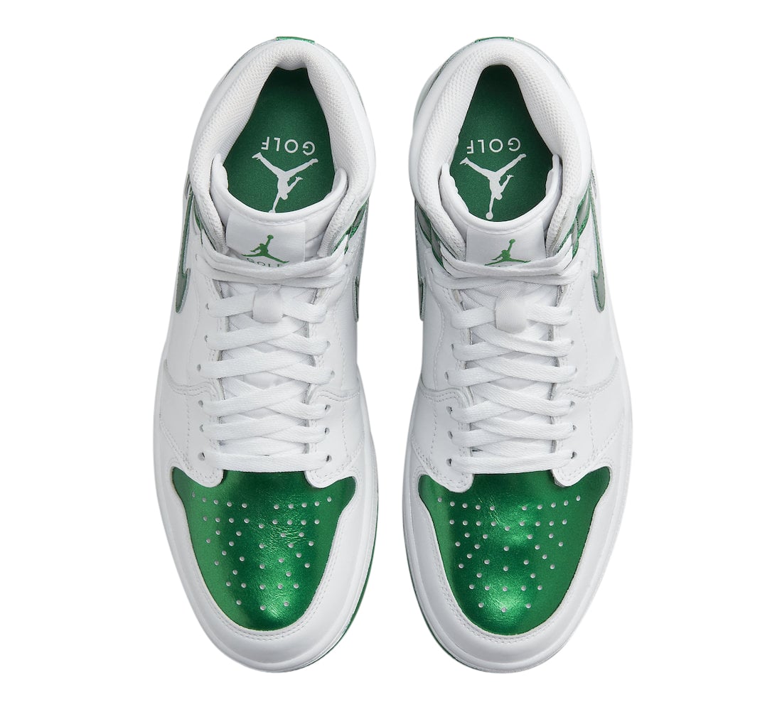 Air Jordan 1 High Golf Metallic Green - Image 4