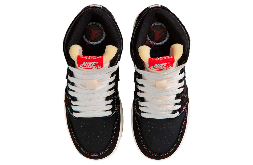 Air Jordan 1 High OG GS Black / Sail / Gum Medium Brown - Image 4