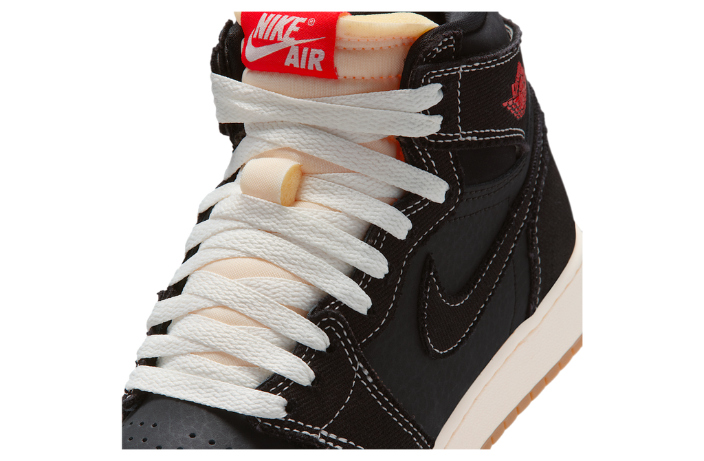 Air Jordan 1 High OG GS Black / Sail / Gum Medium Brown - Image 7