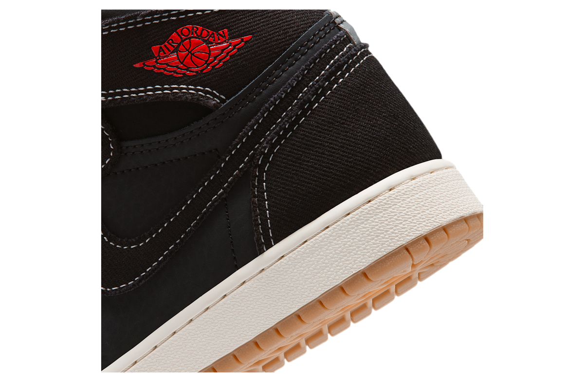 Air Jordan 1 High OG GS Black / Sail / Gum Medium Brown - Image 8