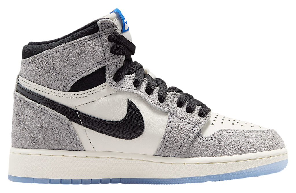 Air Jordan 1 High OG GS Cool Grey / Game Royal - Image 3