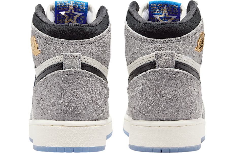 Air Jordan 1 High OG GS Cool Grey / Game Royal - Image 6
