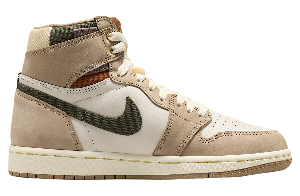 Air Jordan 1 High OG Khaki / Sail - Image 3