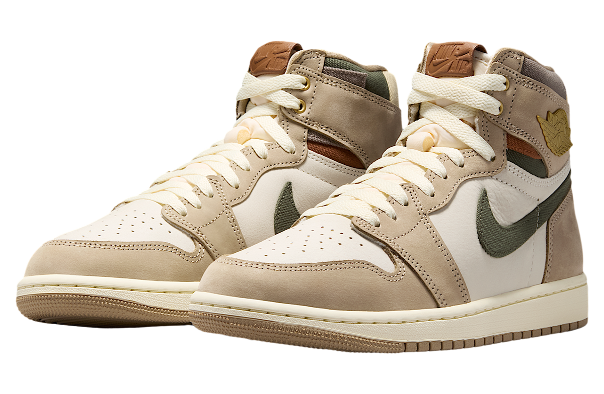 Air Jordan 1 High OG Khaki / Sail - Image 5