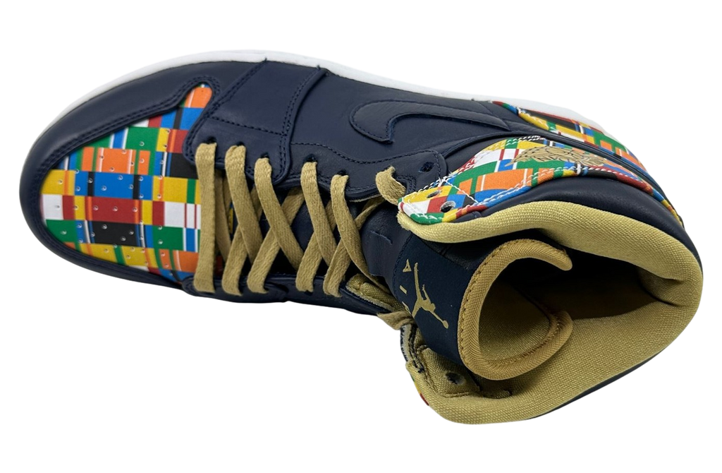 Air Jordan 1 High Rttg D.c Obsidian / Metallic Gold - Image 4