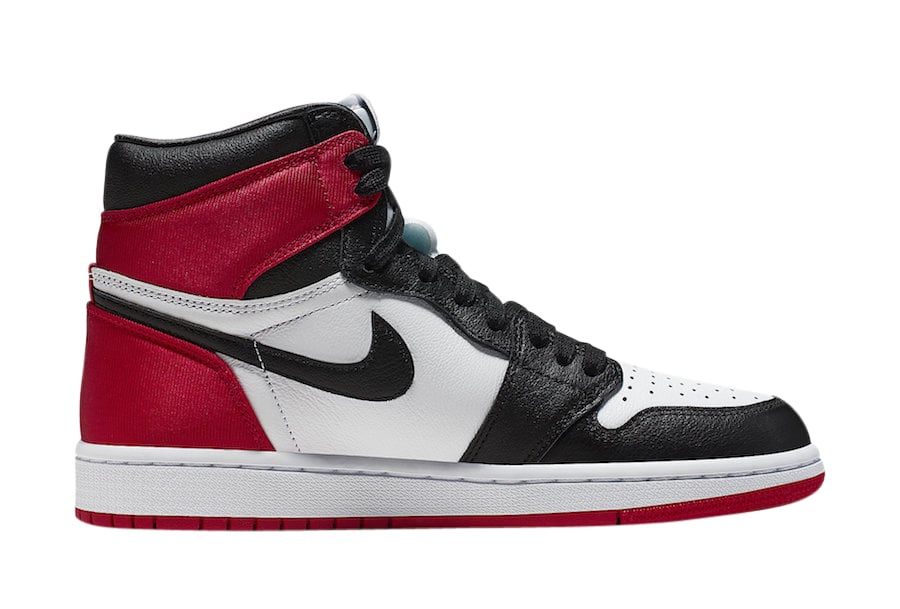 Air Jordan 1 High WMNS Satin Black Toe - Image 3