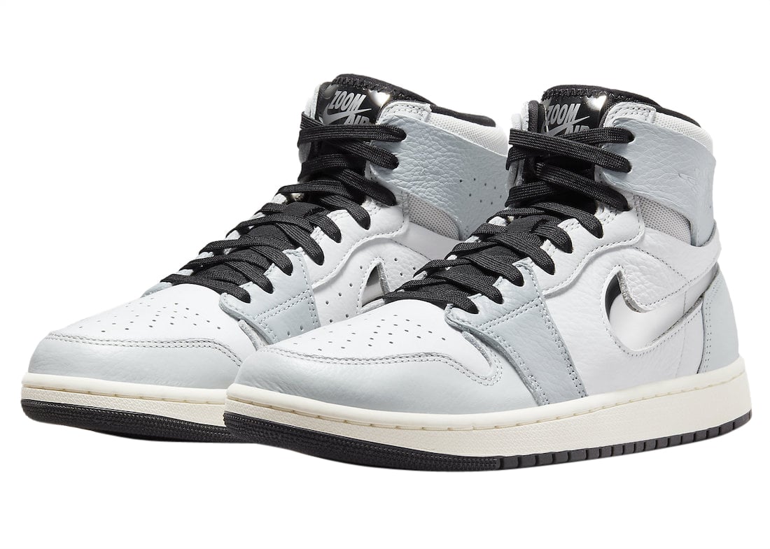 Air Jordan 1 High Zoom Comfort 2 Chrome Swoosh - Image 2