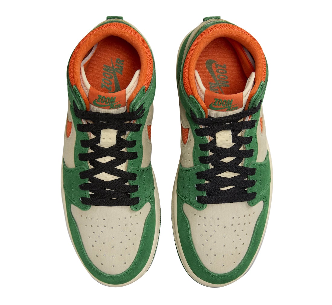 Air Jordan 1 High Zoom Comfort 2 Pine Green - Image 4