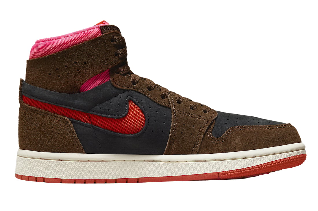 Air Jordan 1 High Zoom Comfort 2 WMNS Cacao Wow Picante Red - Image 3