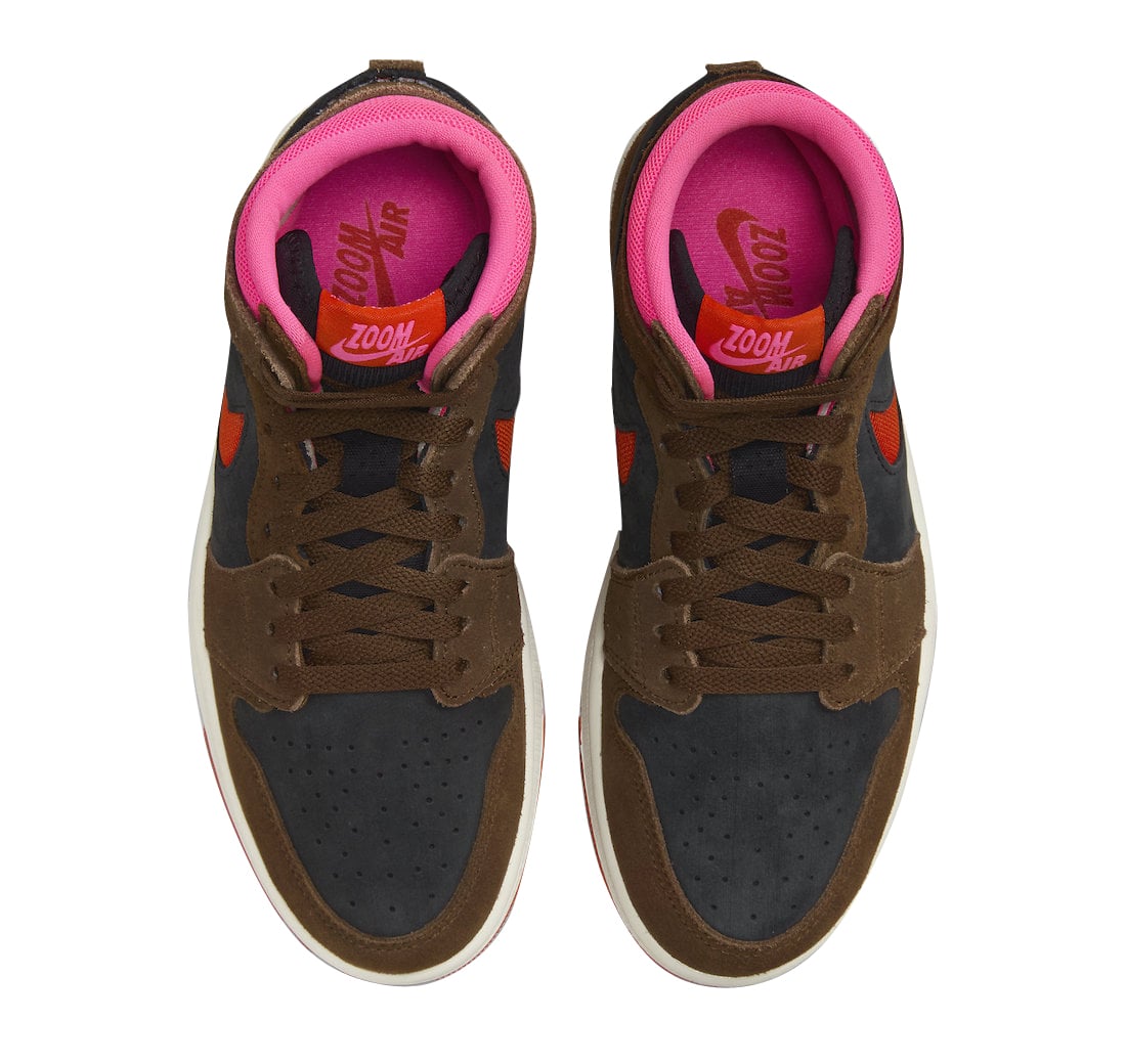 Air Jordan 1 High Zoom Comfort 2 WMNS Cacao Wow Picante Red - Image 4