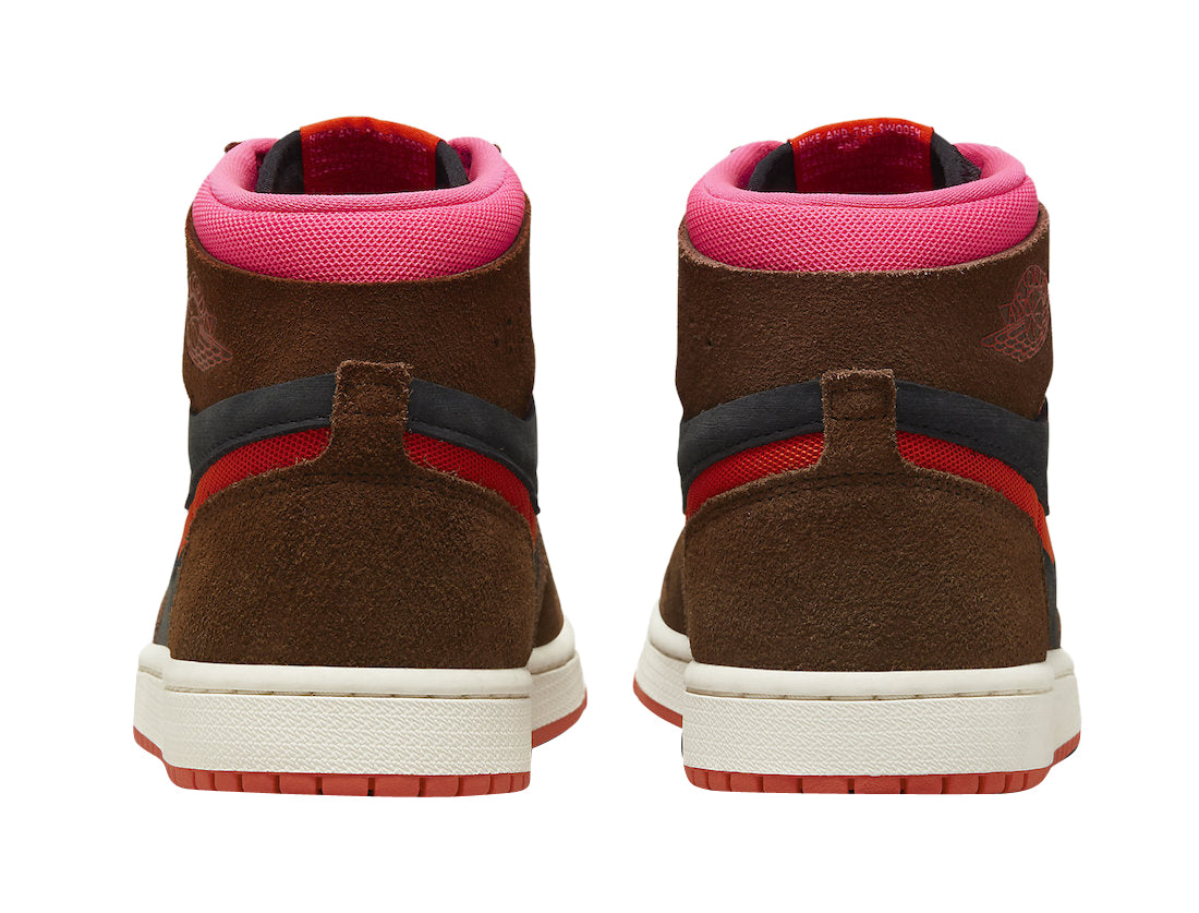 Air Jordan 1 High Zoom Comfort 2 WMNS Cacao Wow Picante Red - Image 5