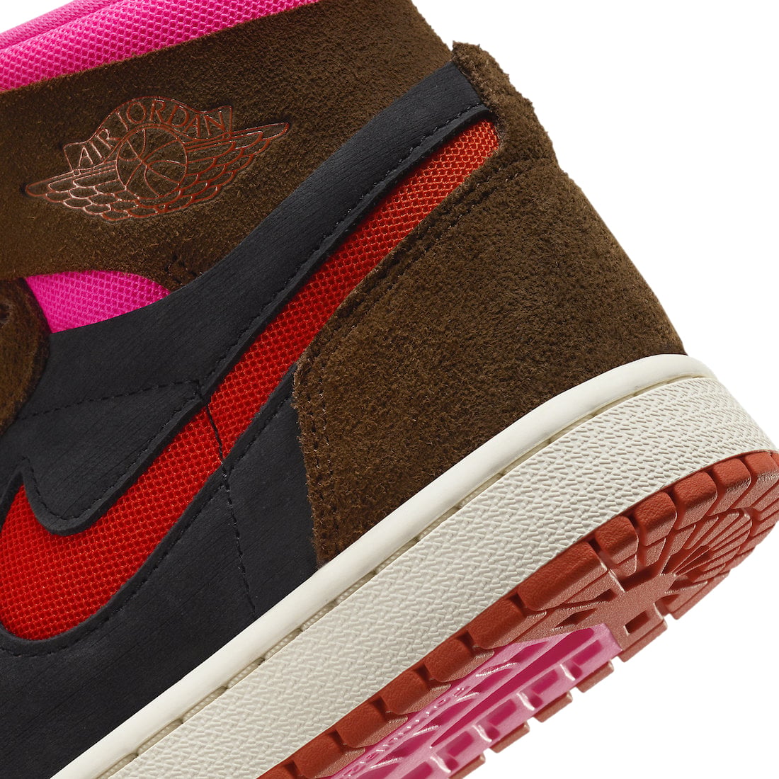 Air Jordan 1 High Zoom Comfort 2 WMNS Cacao Wow Picante Red - Image 8