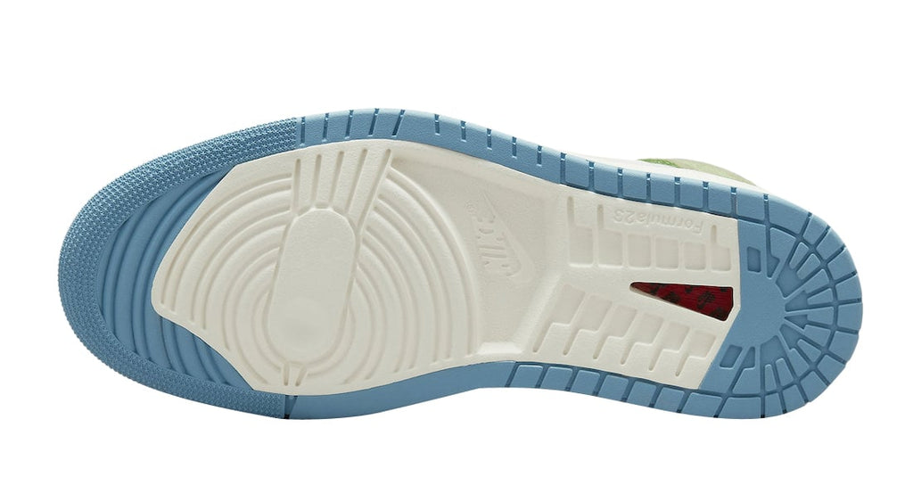 Air Jordan 1 High Zoom Comfort 2 WMNS University Blue Electric Green - Image 6