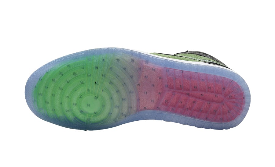 Air Jordan 1 High Zoom Zen Green - Image 6