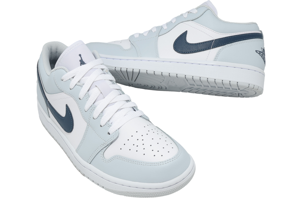 Air Jordan 1 Low Aura / Squadron Blue - Image 6