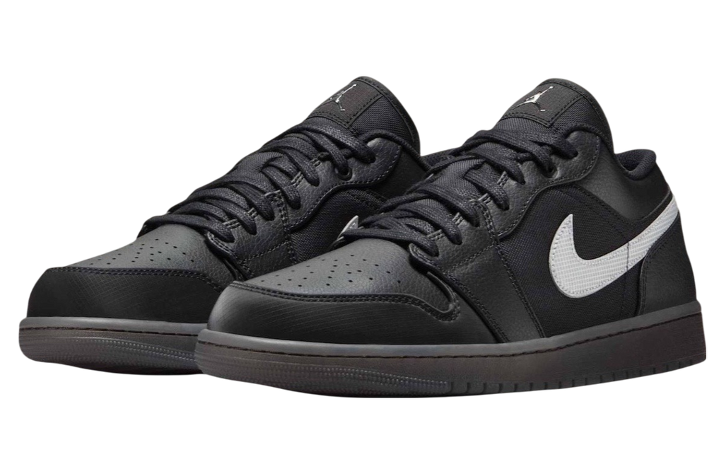 Air Jordan 1 Low Black / Dark Smoke Grey - Image 2