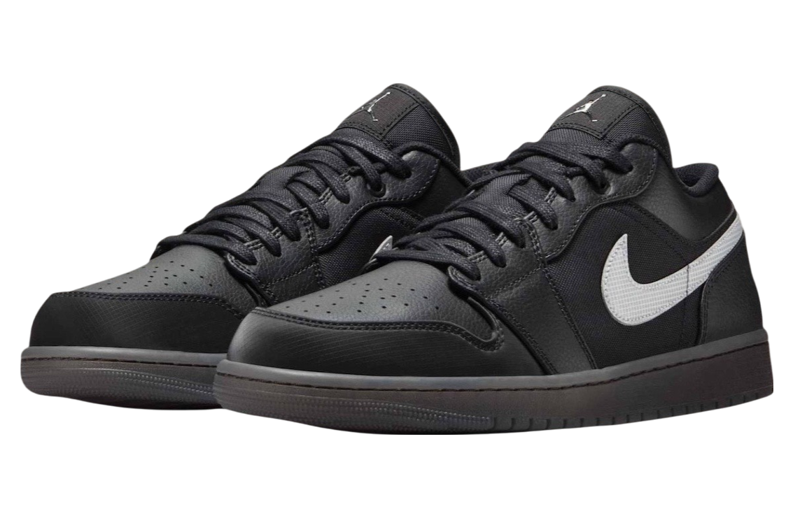 Air Jordan 1 Low Black / Dark Smoke Grey - Image 2
