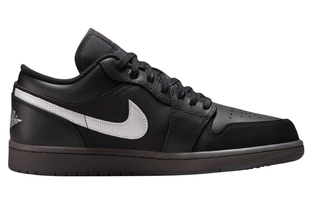 Air Jordan 1 Low Black / Dark Smoke Grey - Image 4