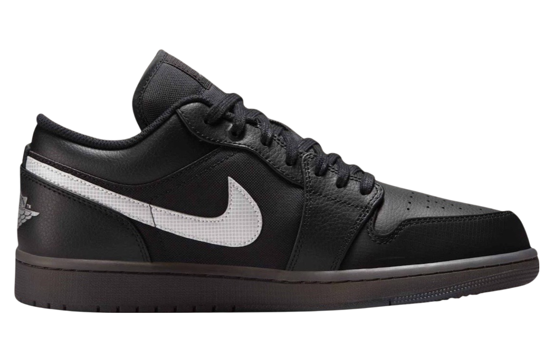 Air Jordan 1 Low Black / Dark Smoke Grey - Image 4