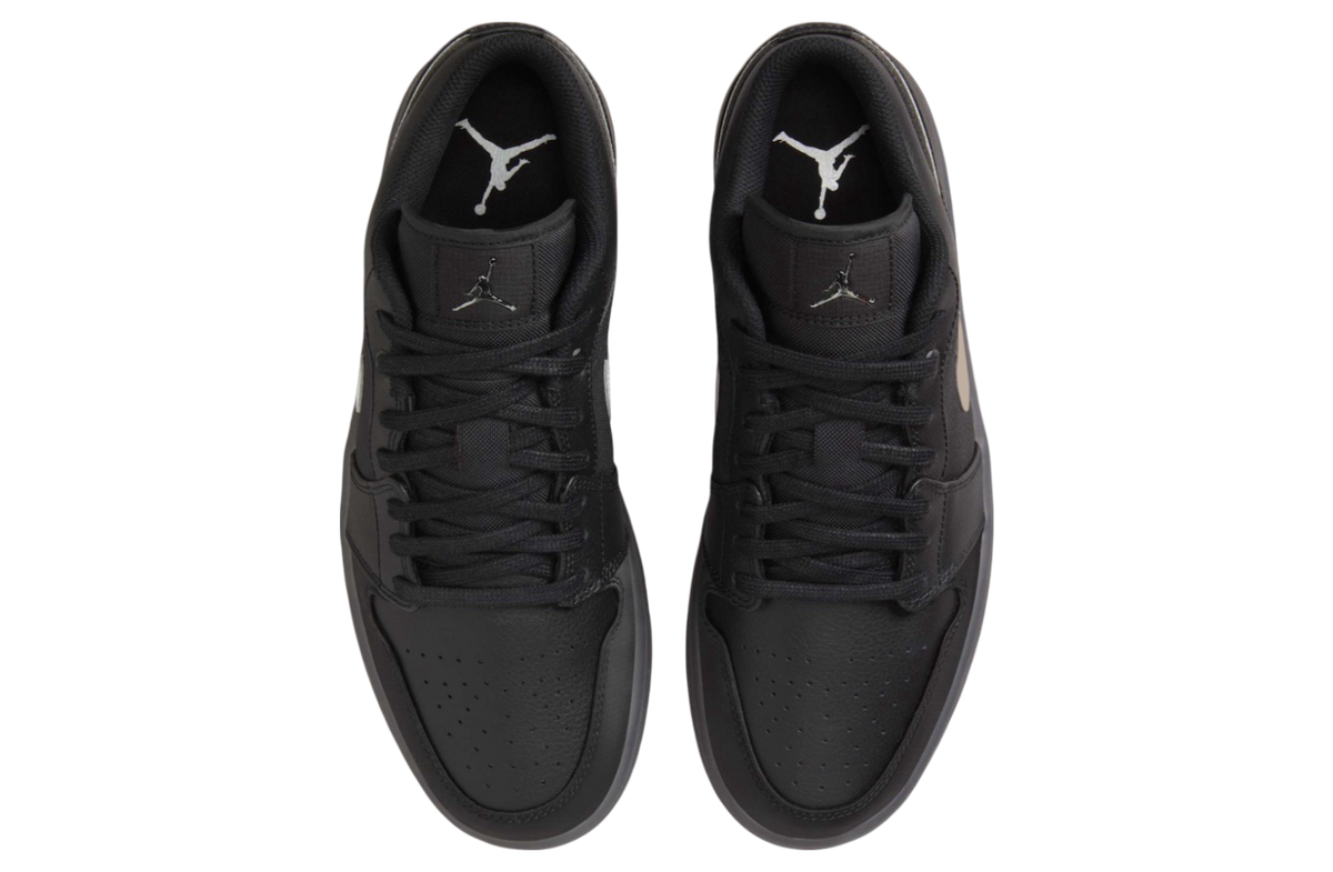 Air Jordan 1 Low Black / Dark Smoke Grey - Image 6