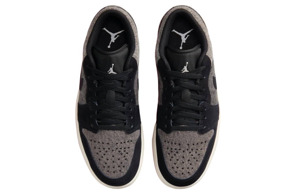 Air Jordan 1 Low Black Denim - Image 3