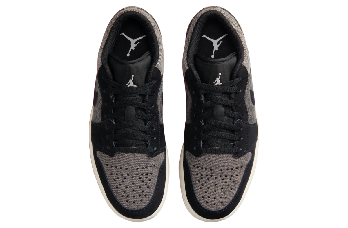 Air Jordan 1 Low Black Denim - Image 3