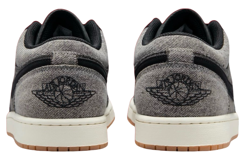Air Jordan 1 Low Black Denim - Image 4