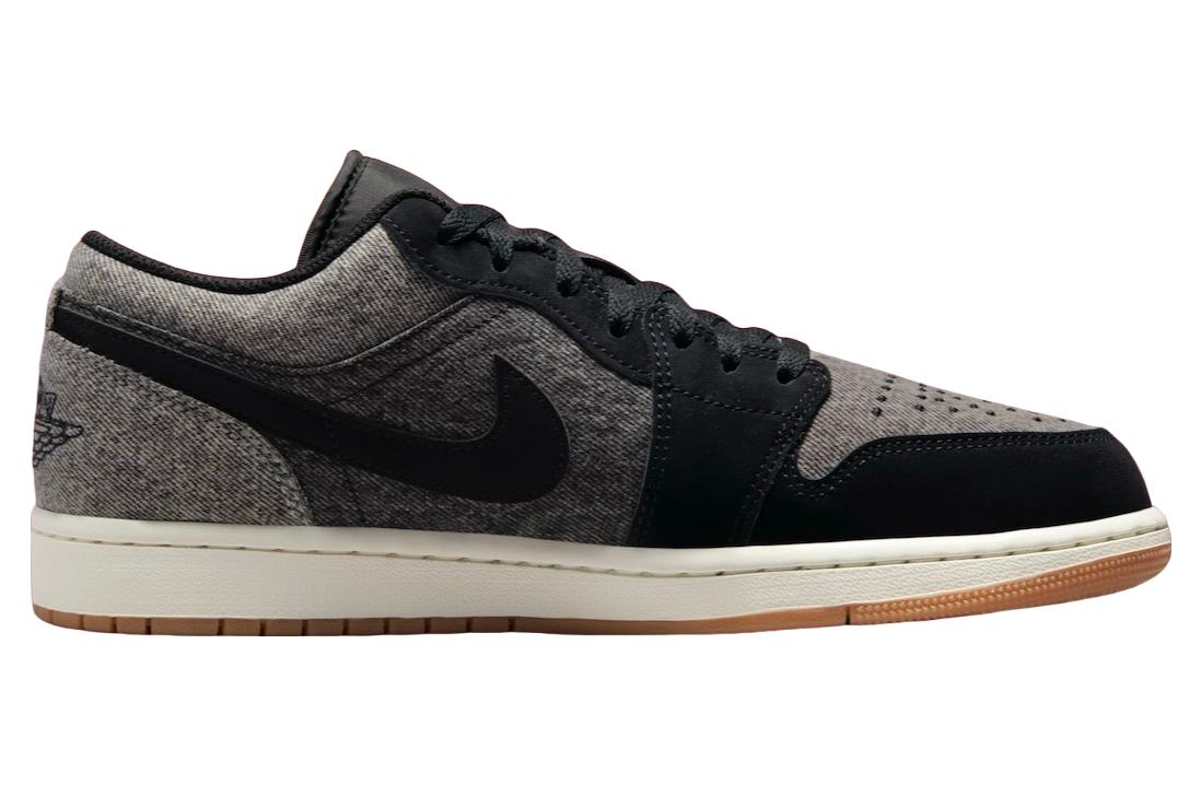 Air Jordan 1 Low Black Denim - Image 5
