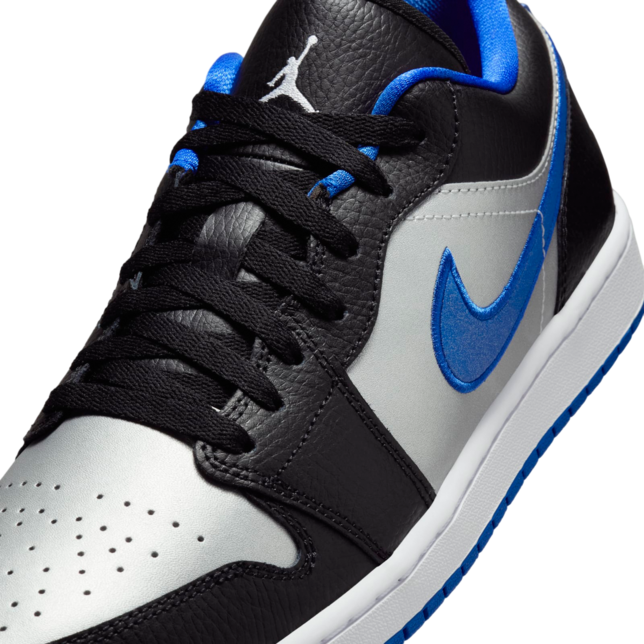 Air Jordan 1 Low Black / Game Royal - Image 6