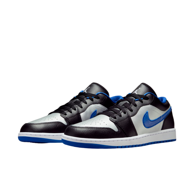 Air Jordan 1 Low Black / Game Royal - Image 8