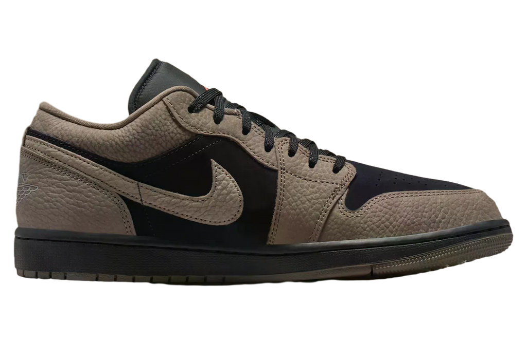 Air Jordan 1 Low Black / Light Wild Mango - Image 3