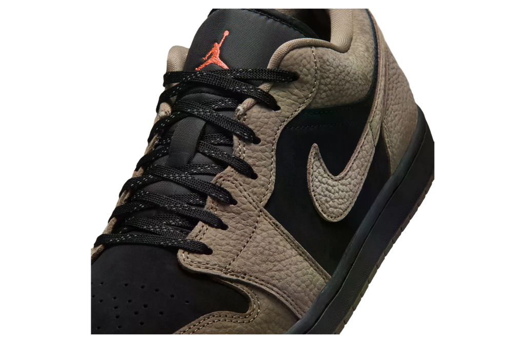 Air Jordan 1 Low Black / Light Wild Mango - Image 7