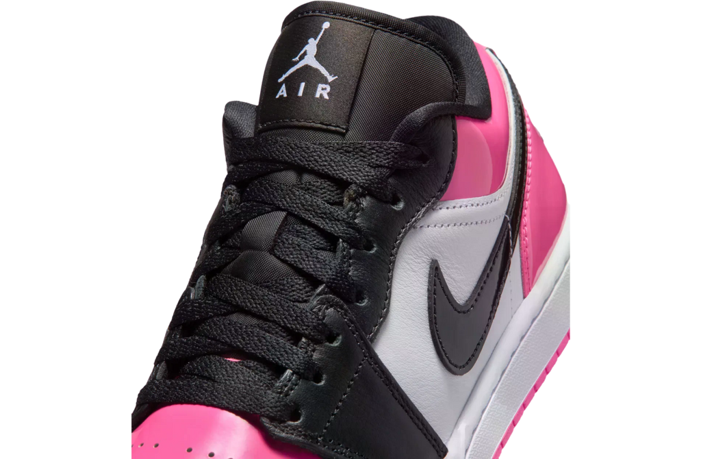 Air Jordan 1 Low Black / Pink Patent - Image 2